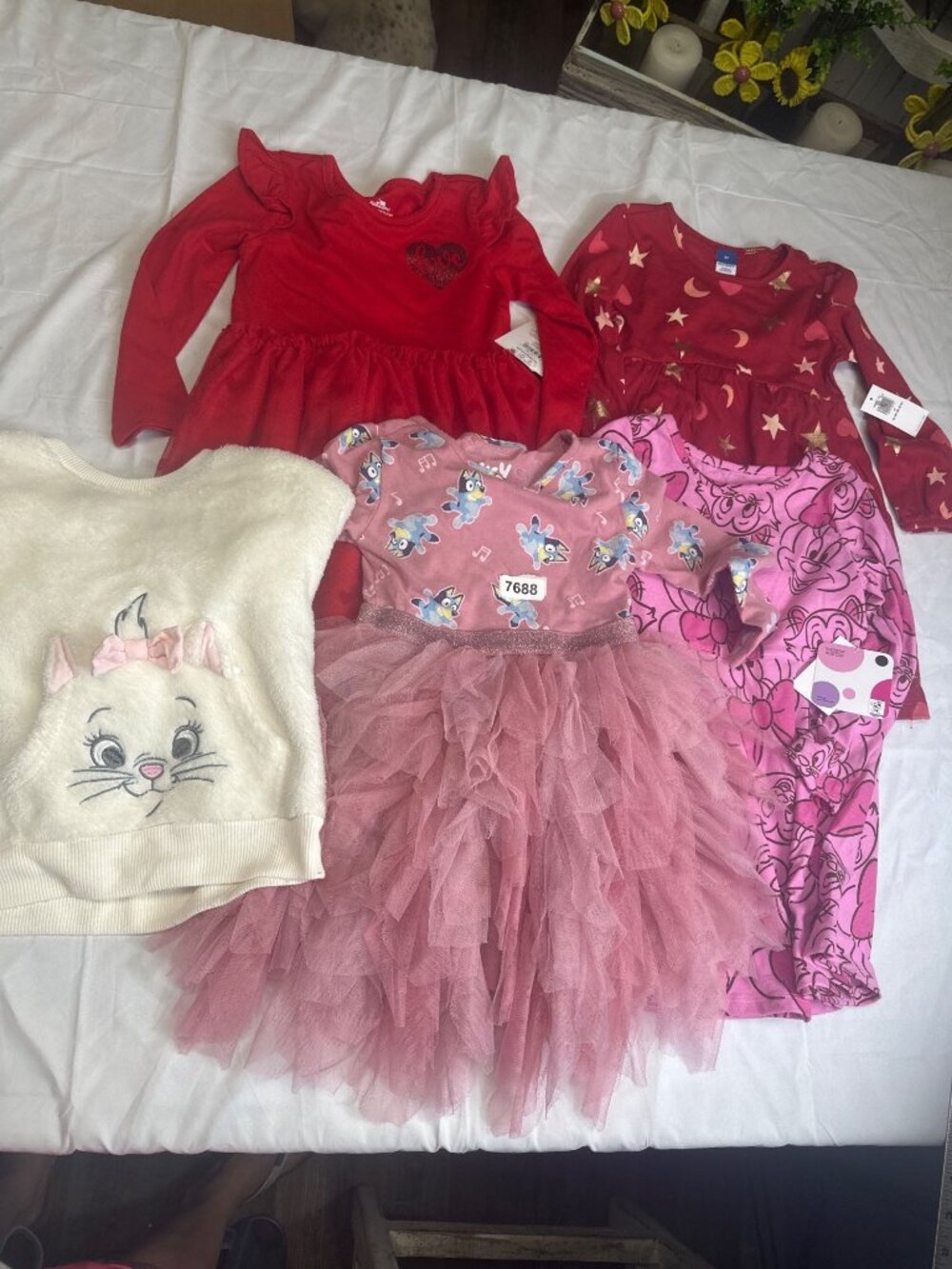 girls 3t bundle 5 pc set  3 nwt   3 preowned